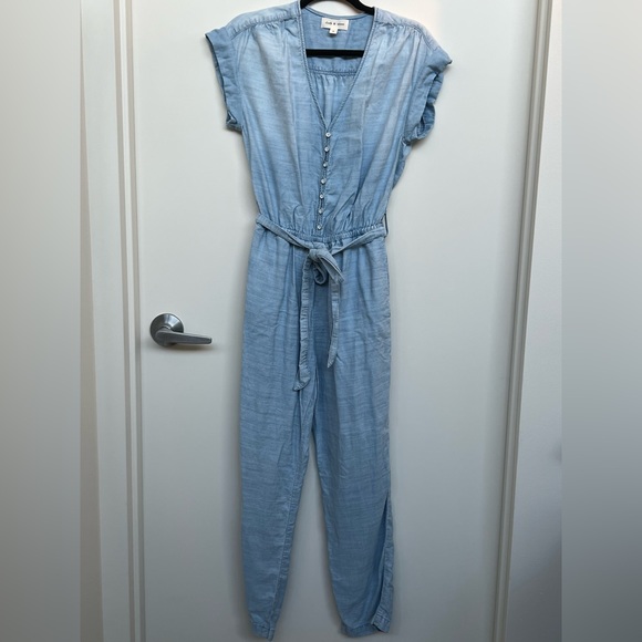 NWOT Cloth & Stone cap sleeve jumpsuit - Picture 2 of 4